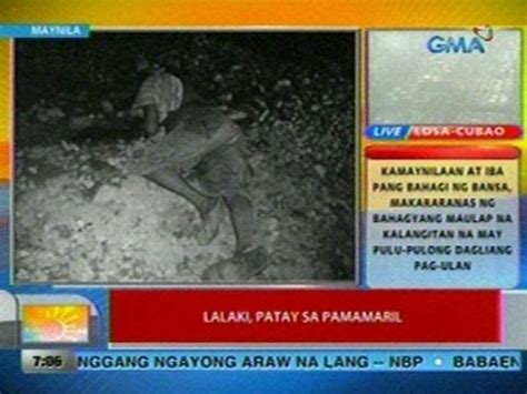 pamamaril|UB: Lalaki, patay sa pamamaril .